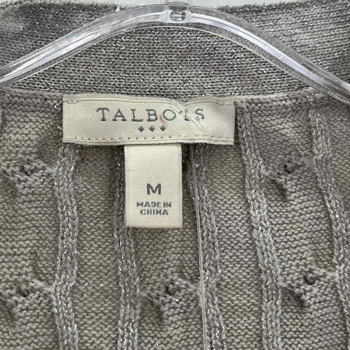 Size M Talbots Silver Sweater