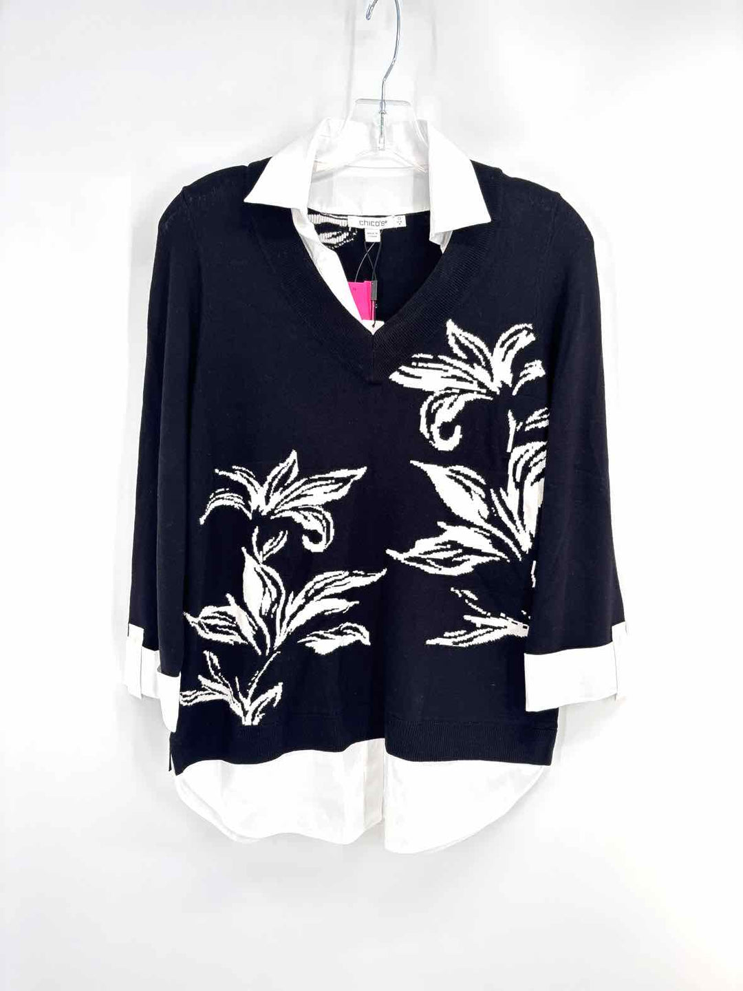 Size S Chico's Black Shirt