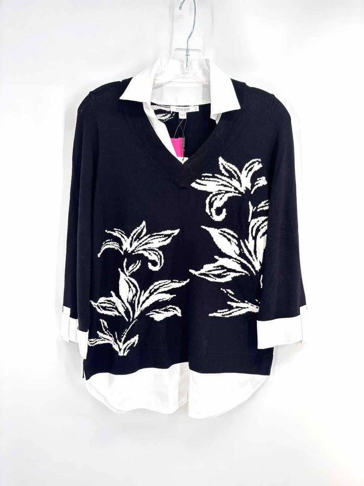 Size S Chico's Black Shirt
