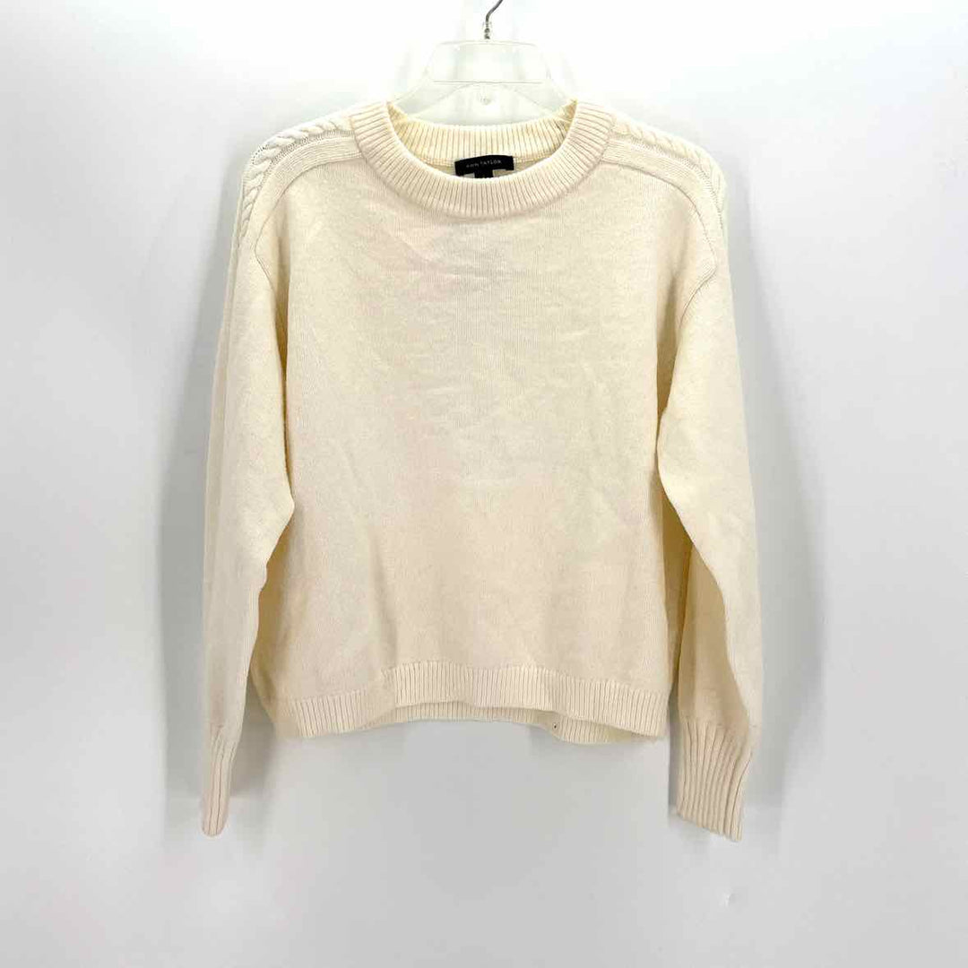 Size S Ann Taylor Cream Sweater