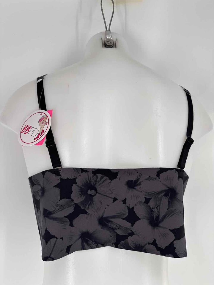 Size 3X Black Print Bra