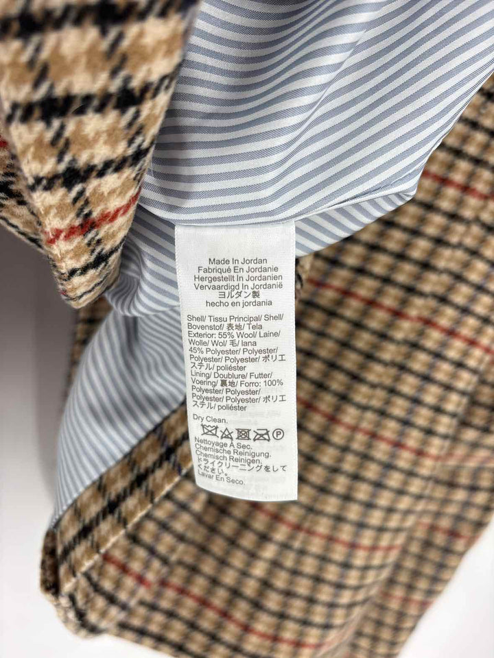 Size 10 J Crew Tan Wool Blazer