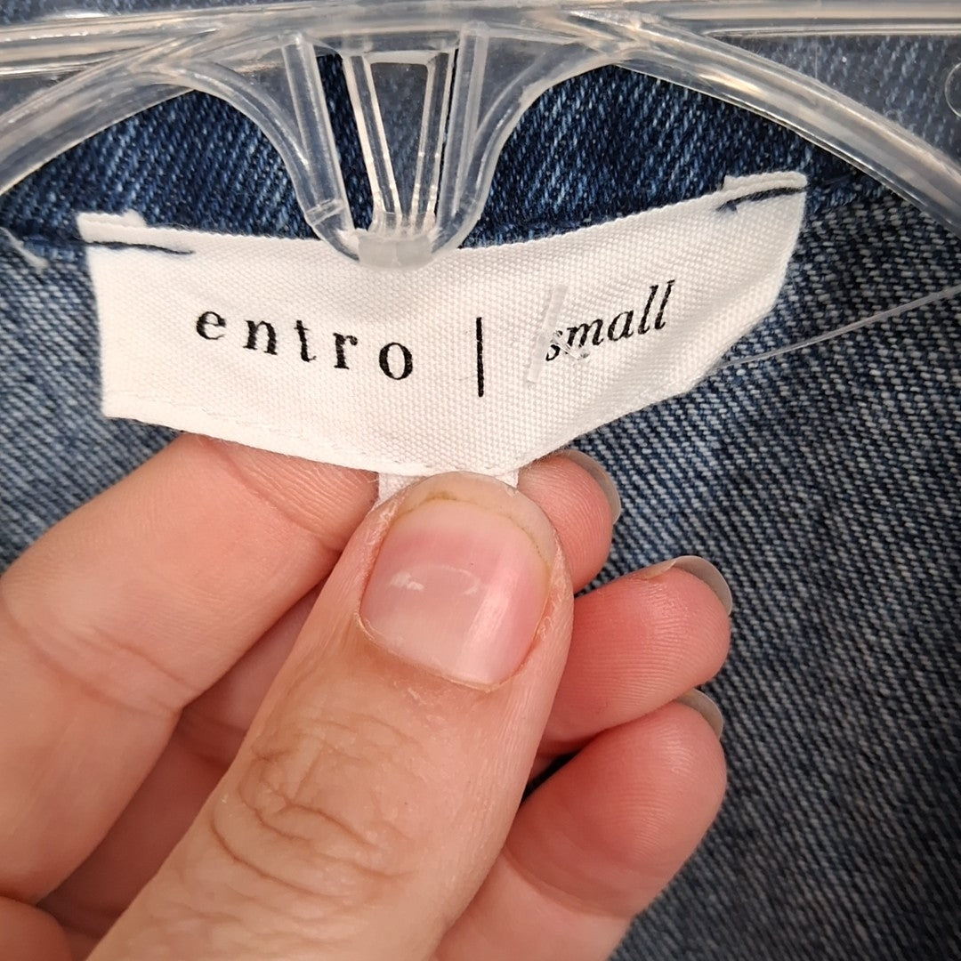 Size S ENTRO Denim Dress