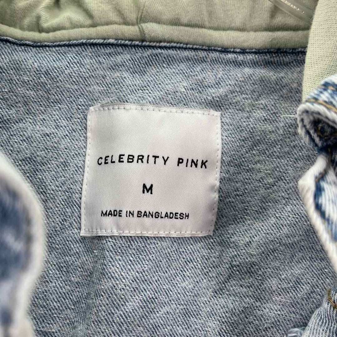 Size M Celebrity Pink Blue Denim Jacket