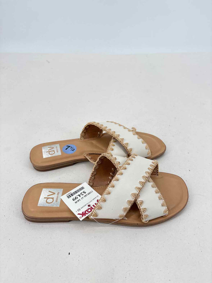 Shoe Size 7.5 Dolce Vita White Sandals
