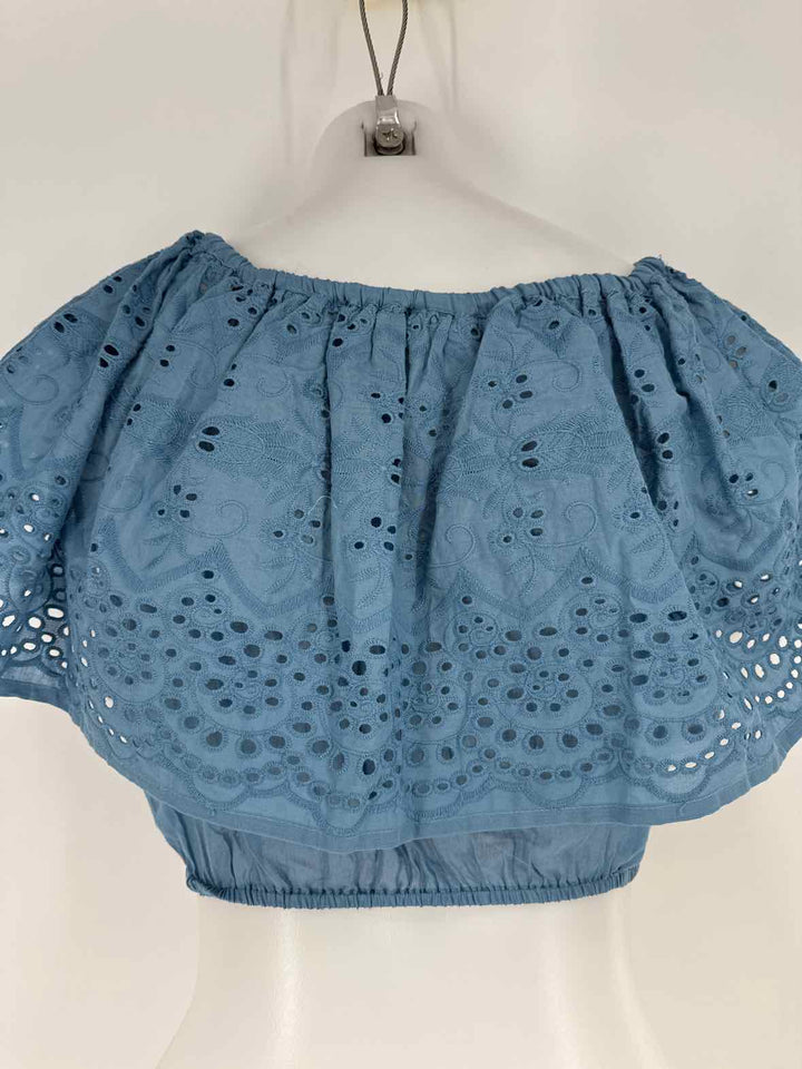 Size One Size Blue Shirt