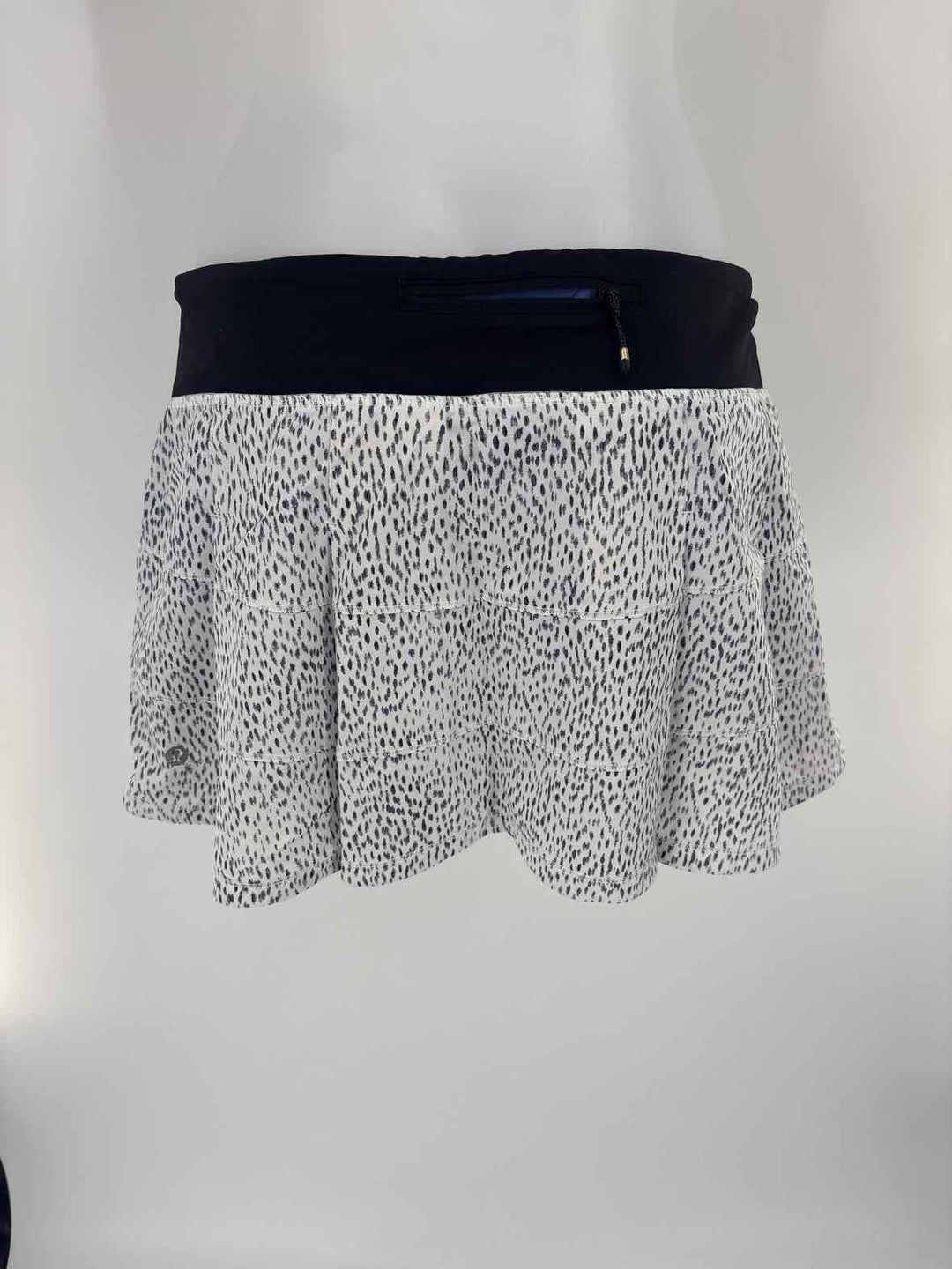 Size 10 Lululemon White Print Skirt