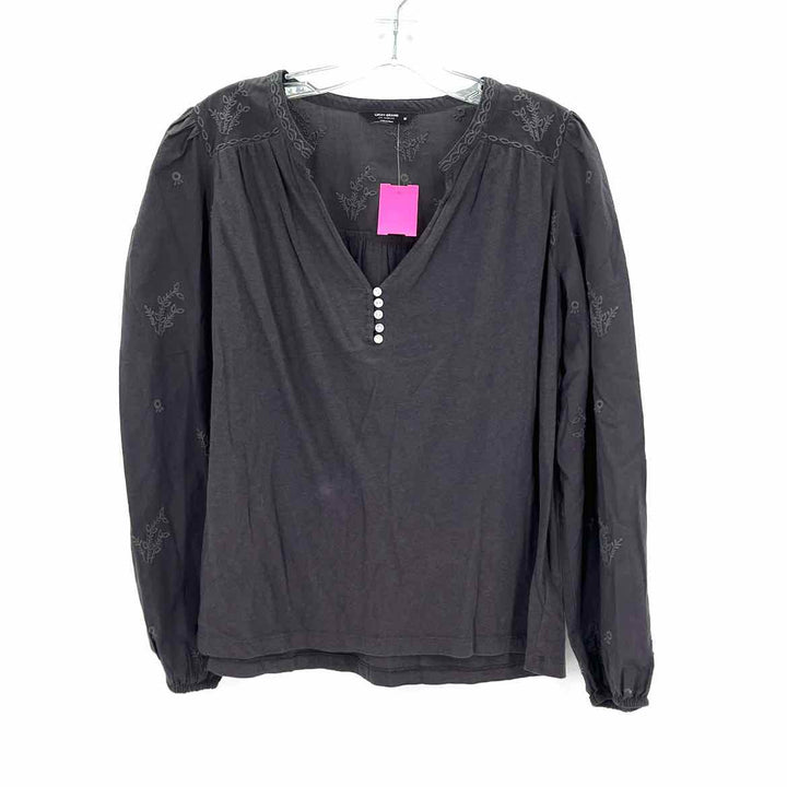 Size M LUCKY Charcoal Shirt
