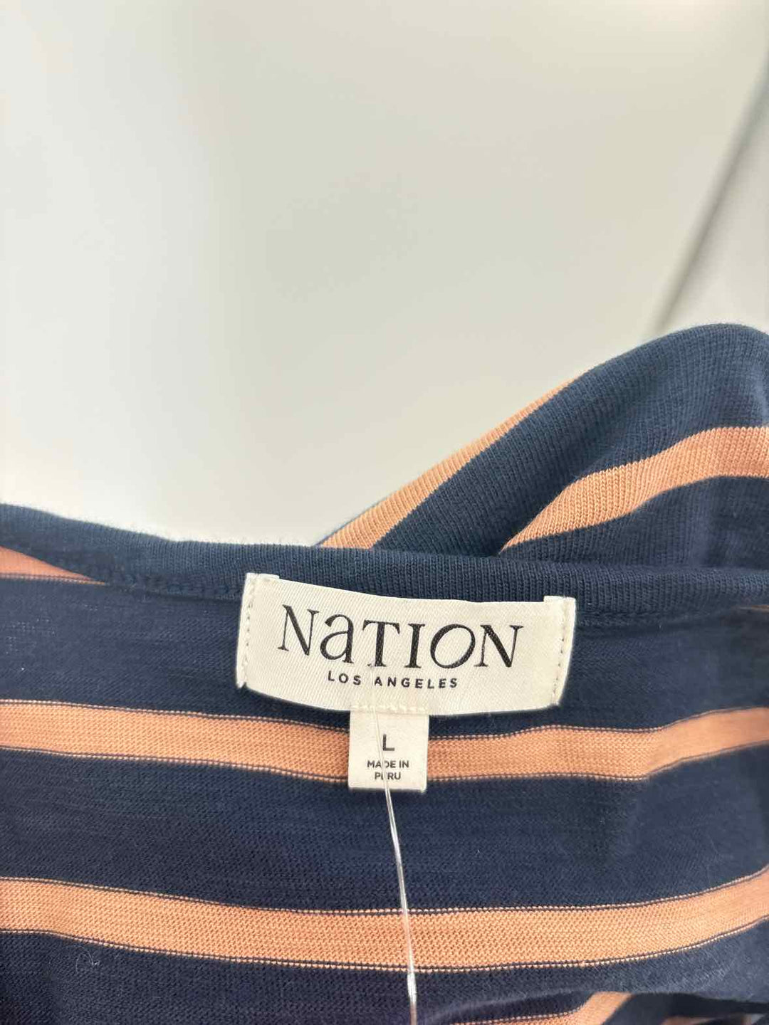 Size L NATION Navy Shirt