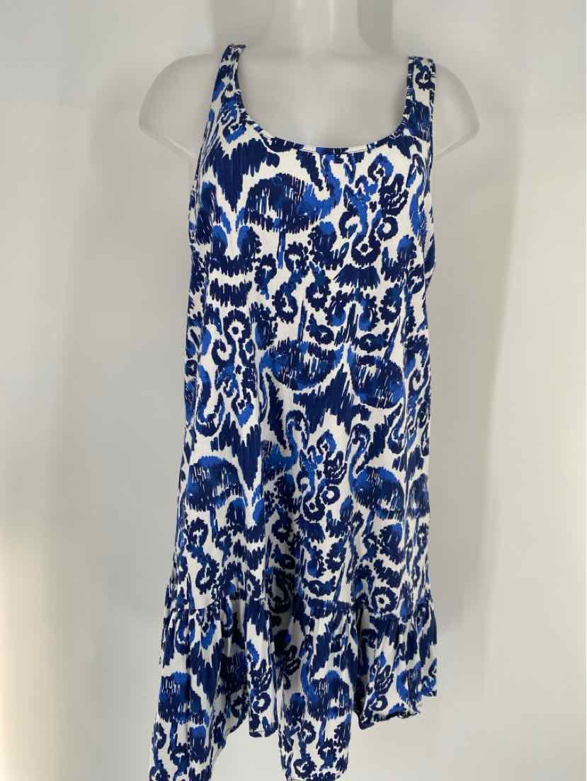Size M Lilly Pulitzer Navy Print Dress