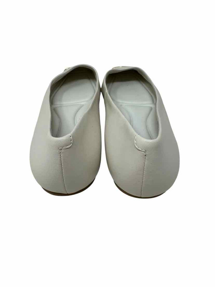 Shoe Size 9 FRANCO SARTO Ivory Leather Flats