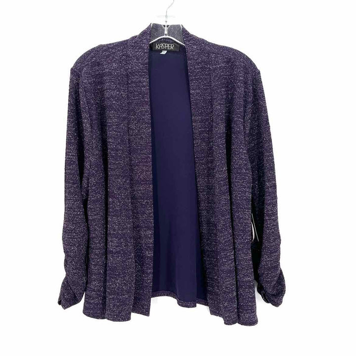 Size 1X KASPER Purple Sweater