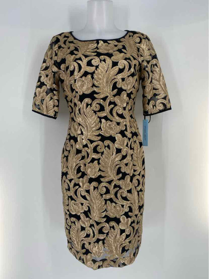 Size 6 ANTONIO MELANI Black Dress