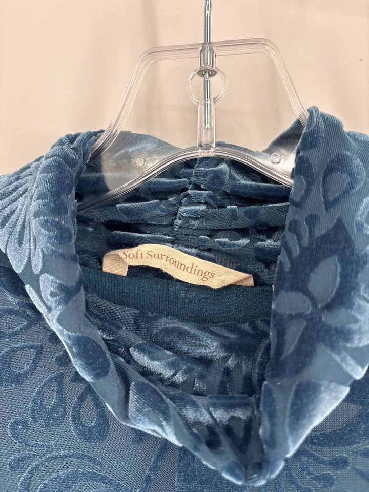 Size XL SOFT SURROUNDINGS Blue Shirt