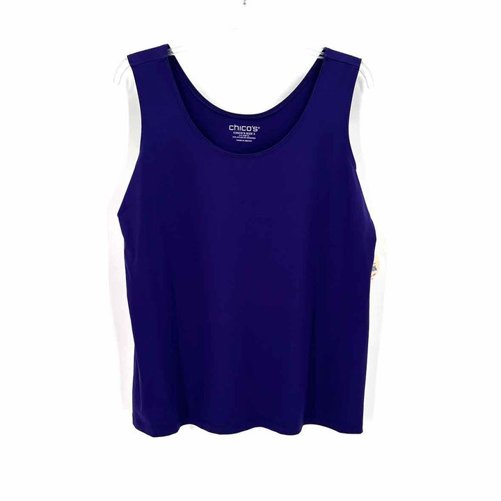 Size XL Chico's Purple Shirt