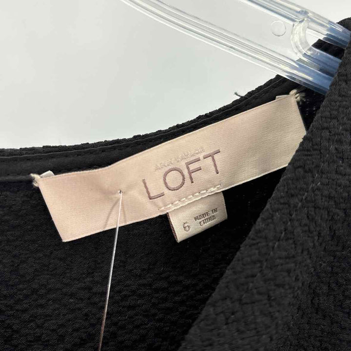 Size 6 LOFT Black Pajamas