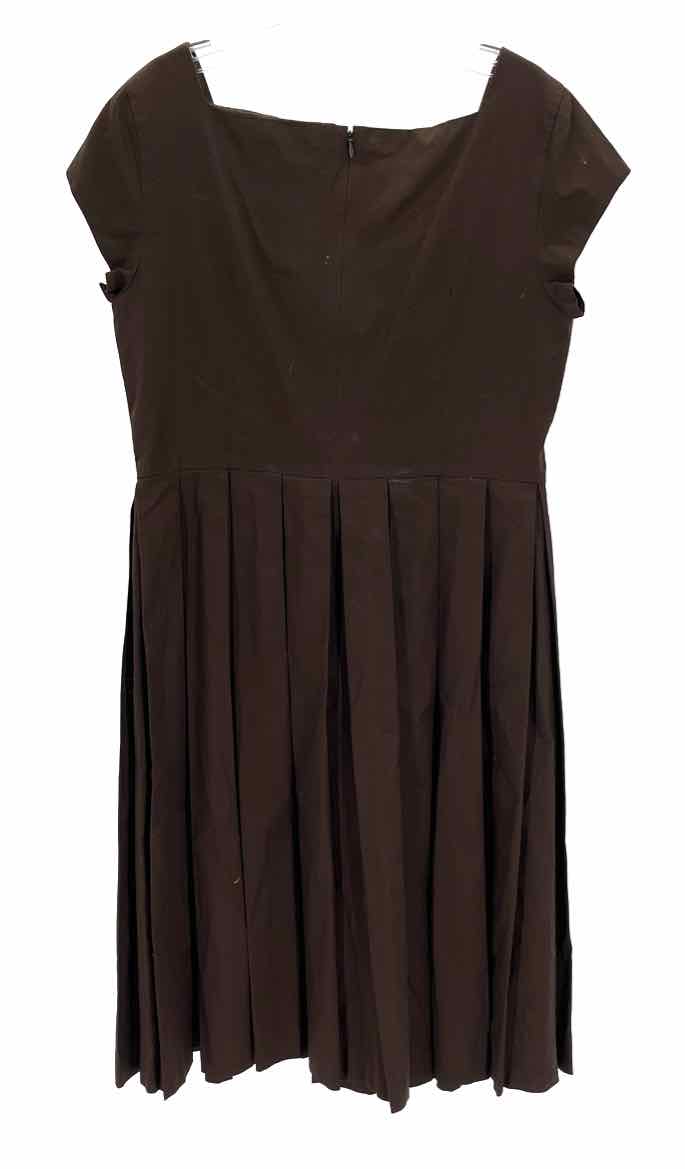 Size 12 Talbots Brown Dress