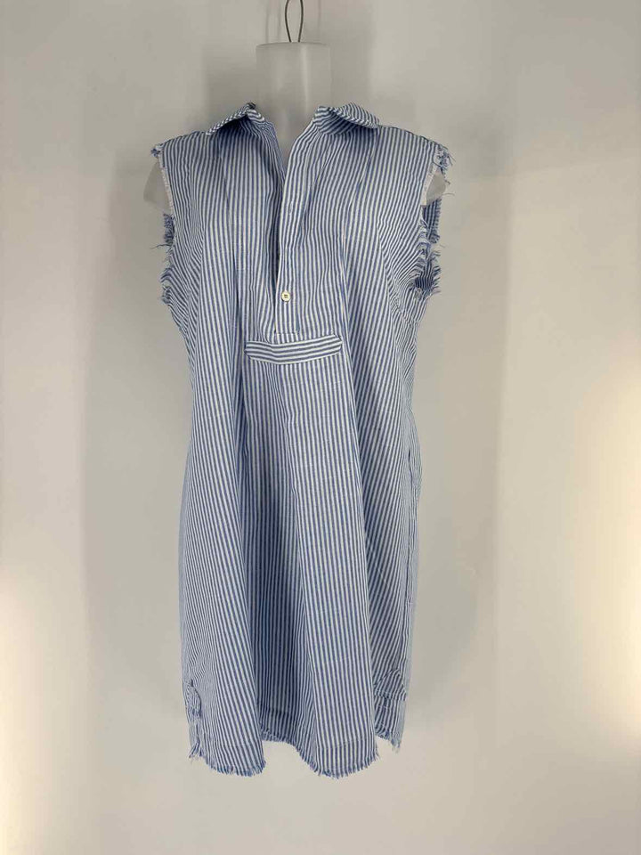 Size M Umgee Blue Print Dress