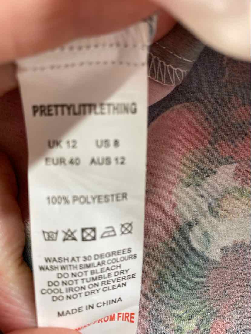 Size 8 Multi-Color 2 PC Dress