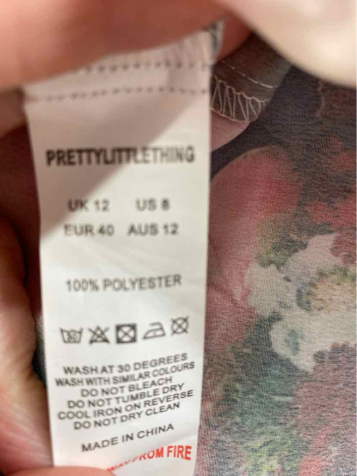 Size 8 Multi-Color 2 PC Dress