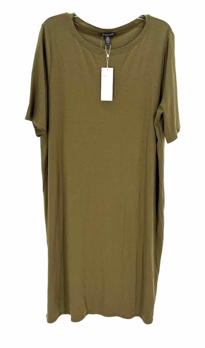 Size XL Eileen Fisher Olive Dress