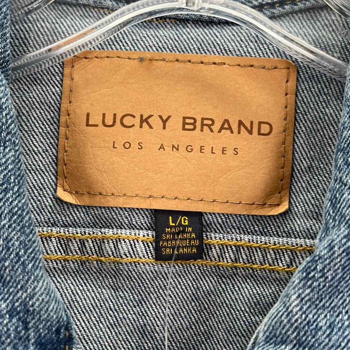 Size L LUCKY Blue Denim Jacket