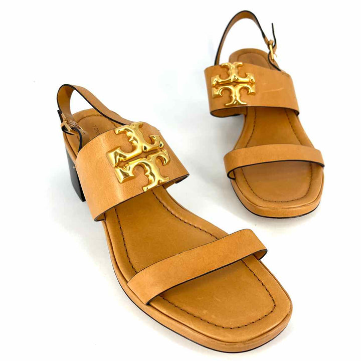 Shoe Size 11 Tory Burch Camel Leather Sandals