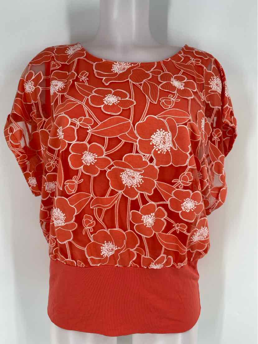 Size M Chico's Orange Shirt