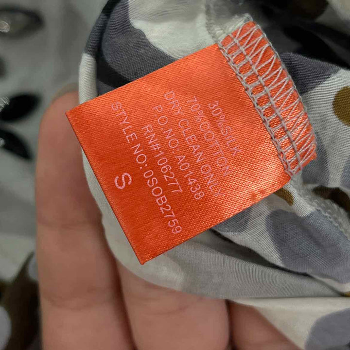 Size S HALE BOB gray print Shirt