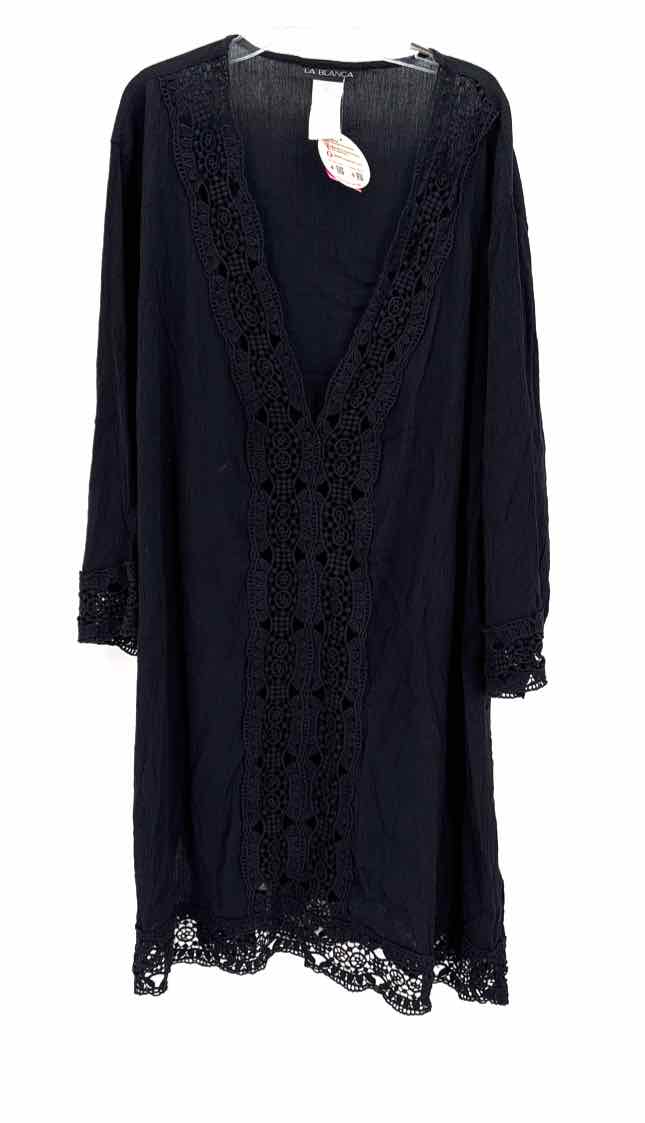 Size 3X Black Knit Swimsuit