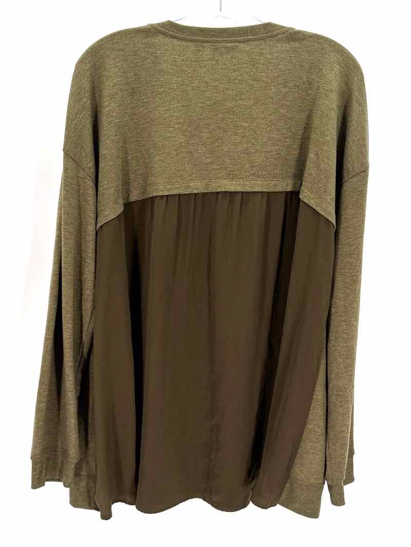 Size L LOGO Brown Knit Shirt