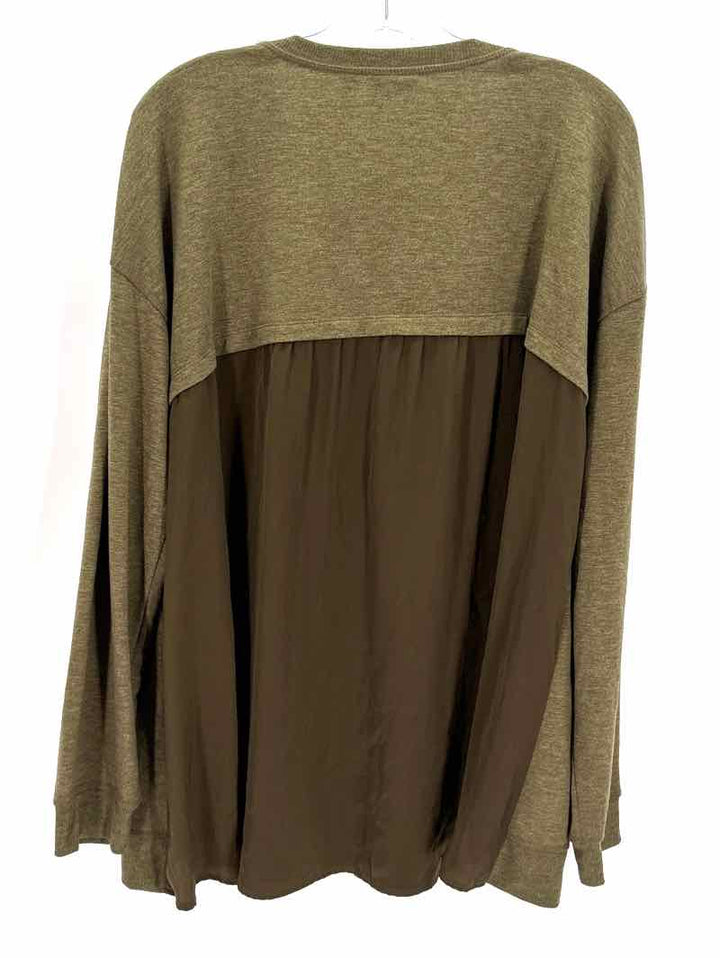 Size L LOGO Brown Knit Shirt