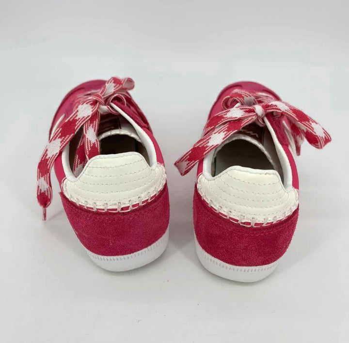 Shoe Size 6.5 VINTAGE HAVANA Hot Pink Nylon Suede Sneakers
