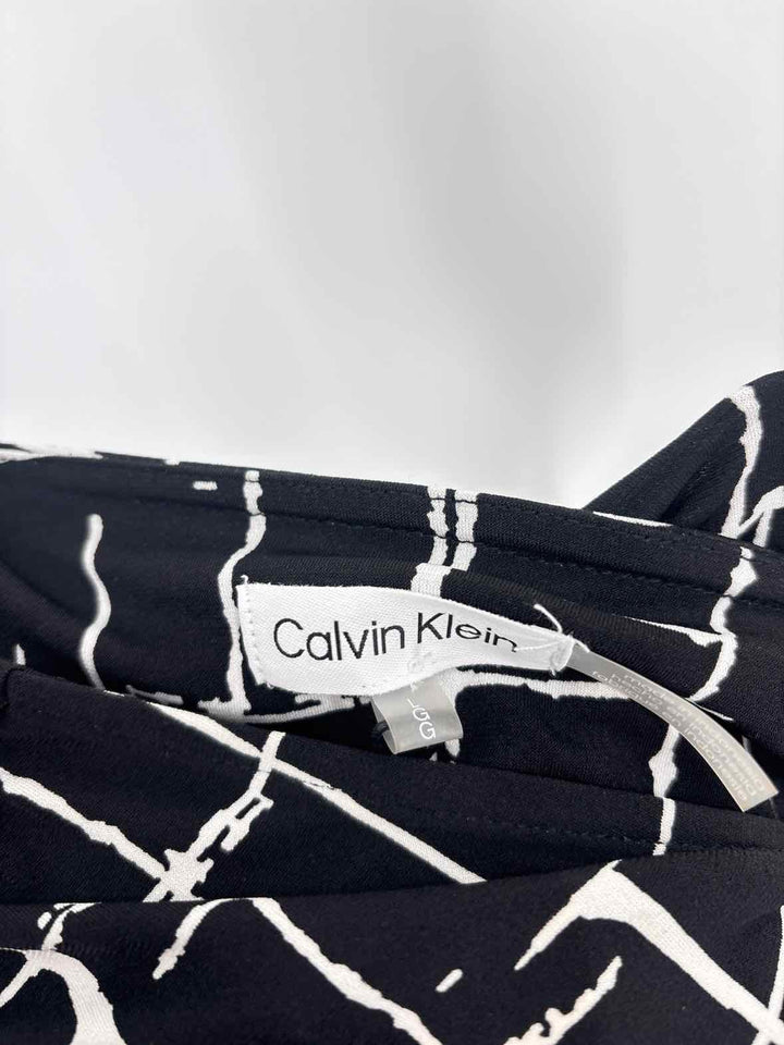 Size L Calvin Klein Black/White Shirt