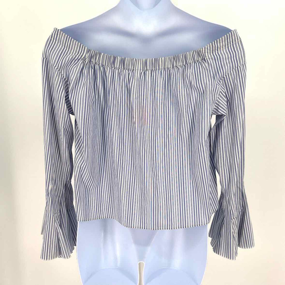Size L FREE PEOPLE Blue Shirt