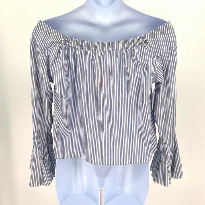 Size L FREE PEOPLE Blue Shirt