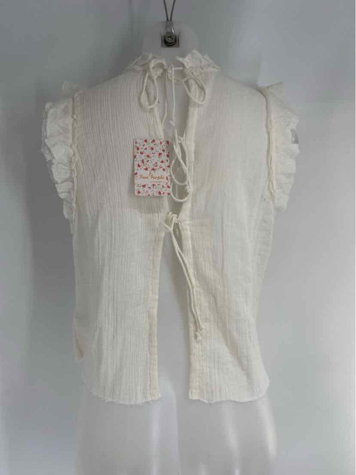 Size S FREE PEOPLE Ivory Shirt