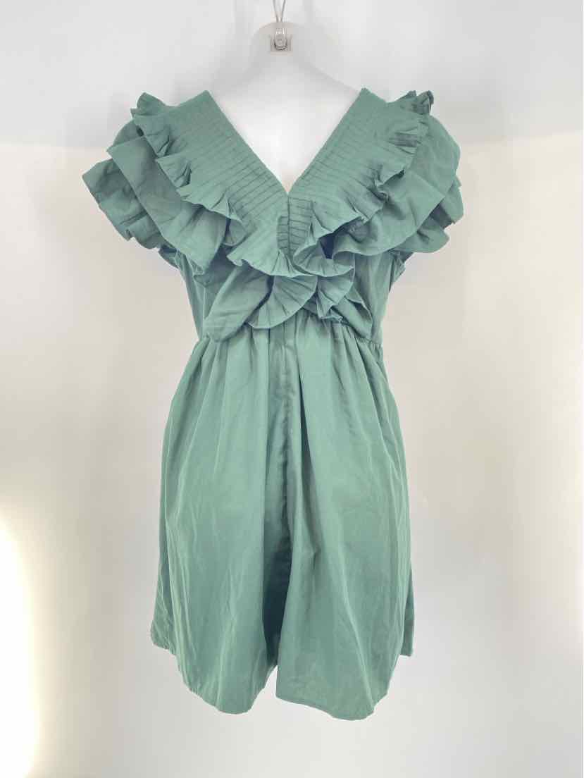 Size L ENTRO Green Dress