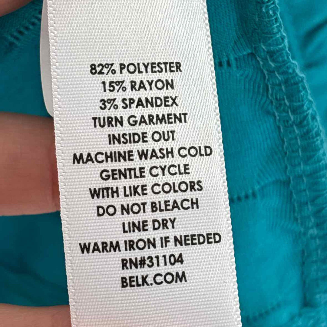 Size L KIM ROGERS Teal Jacket