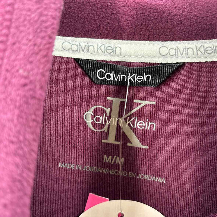 Size M Calvin Klein Plum Fleece Jacket