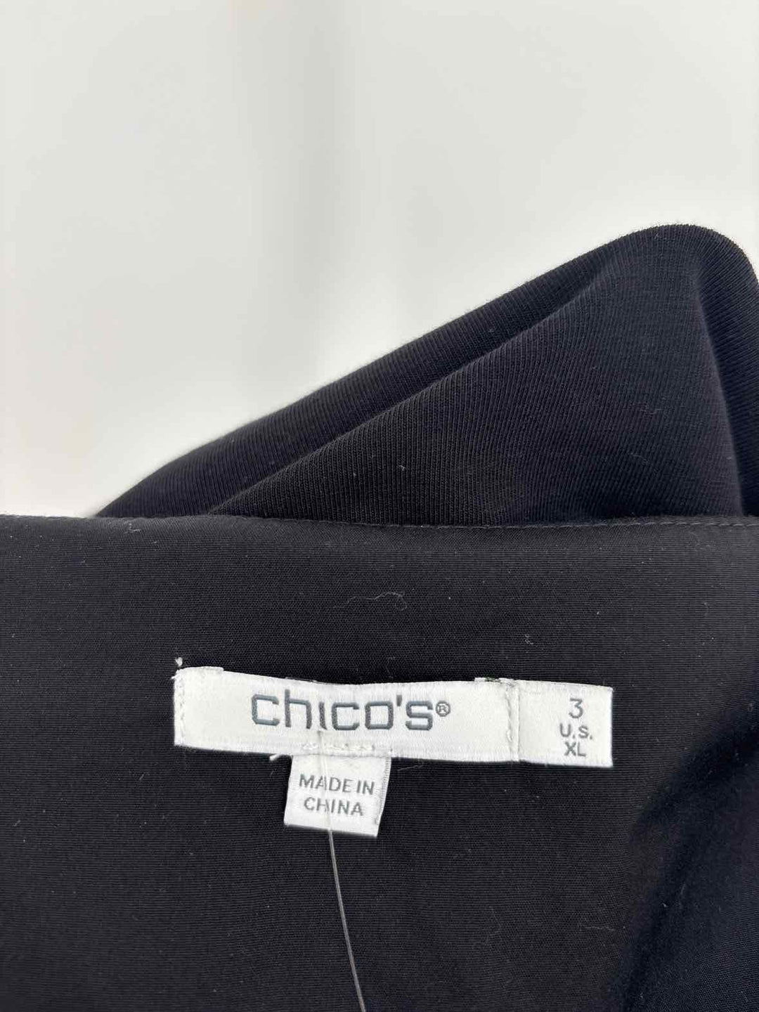 Size XL Chico's Black Shirt