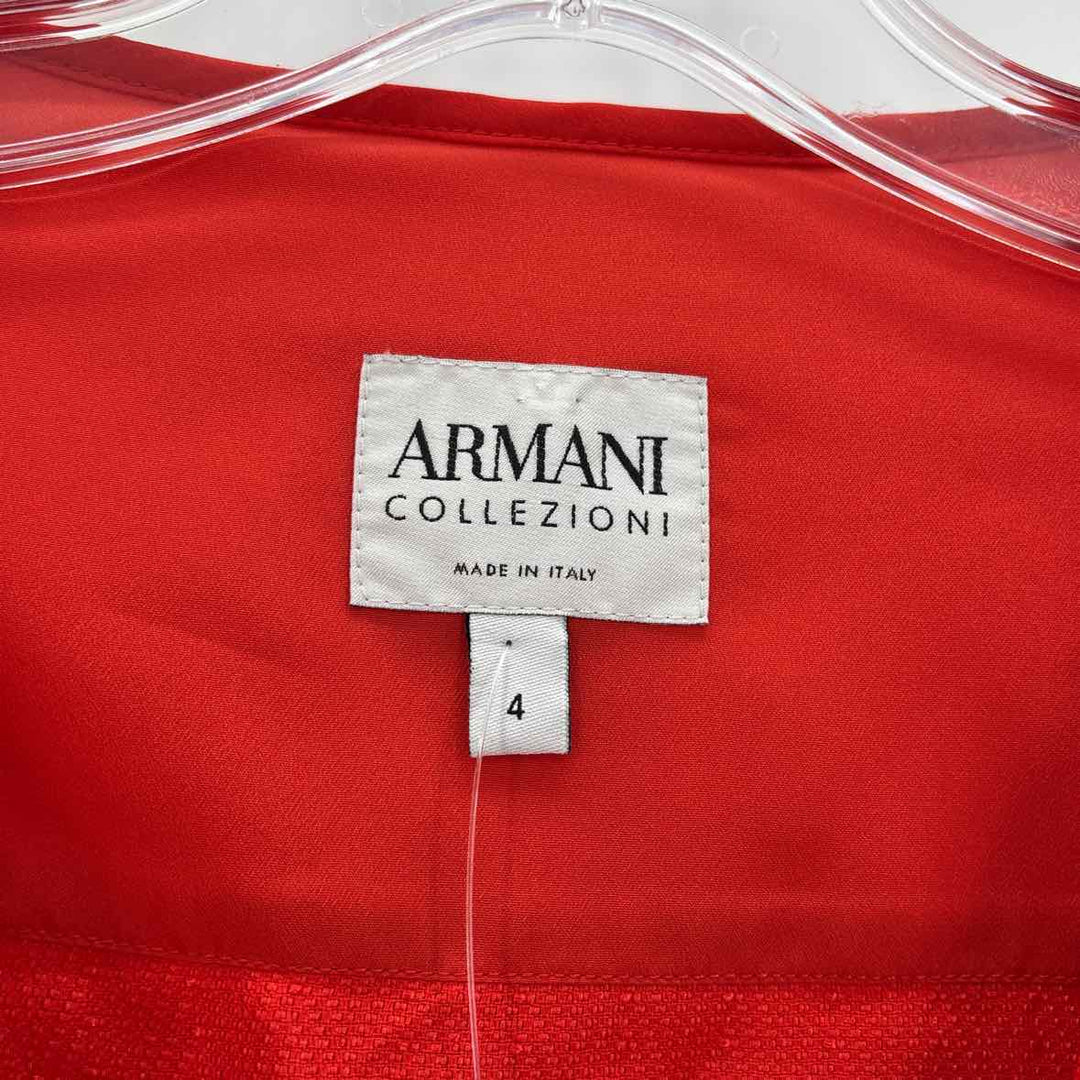 Size 4 Armani Red Luxury - Jacket