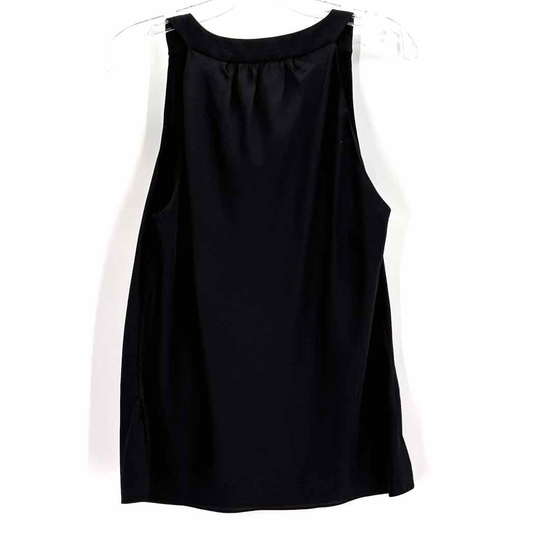 Size 6 BOSTON PROPER Black Sateen Shirt