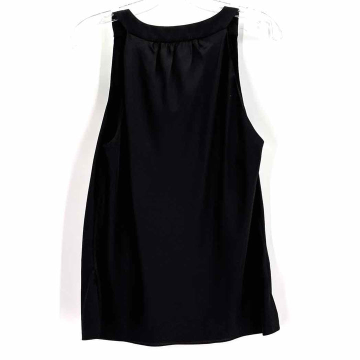 Size 6 BOSTON PROPER Black Sateen Shirt