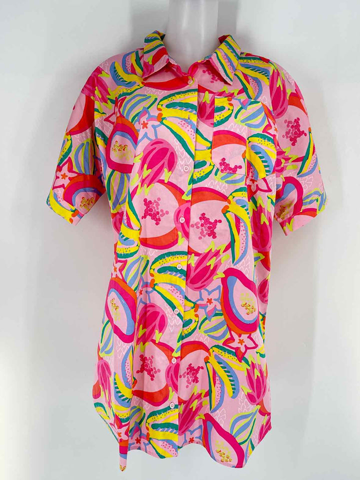 Size M MICHELLE MCDOWELL Multi-Color Dress