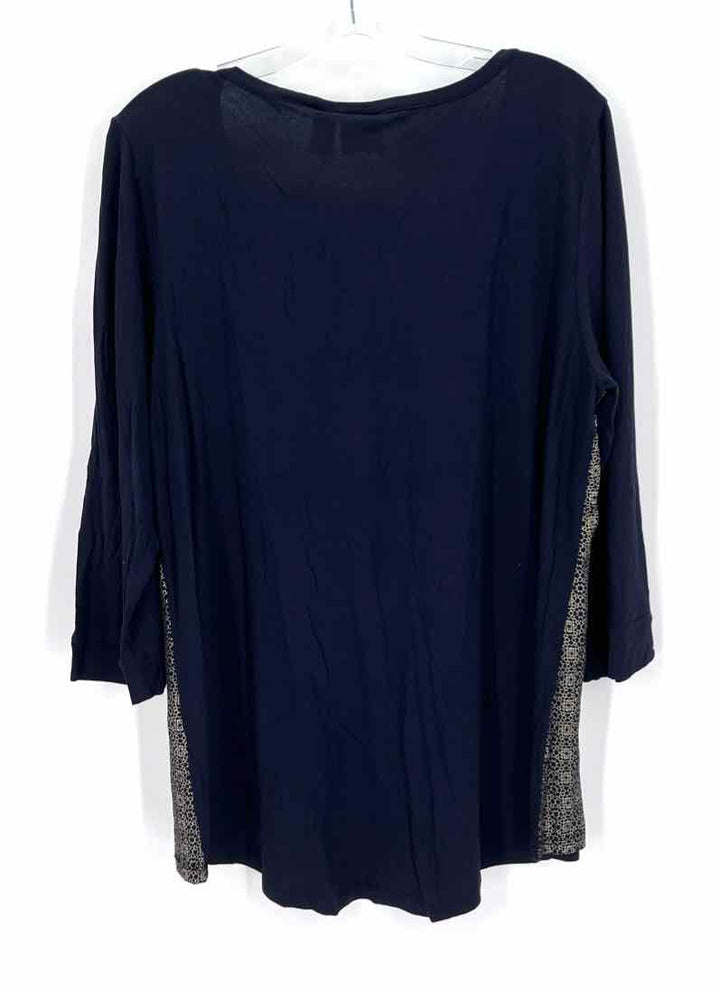 Size 2 Chico's Navy Shirt