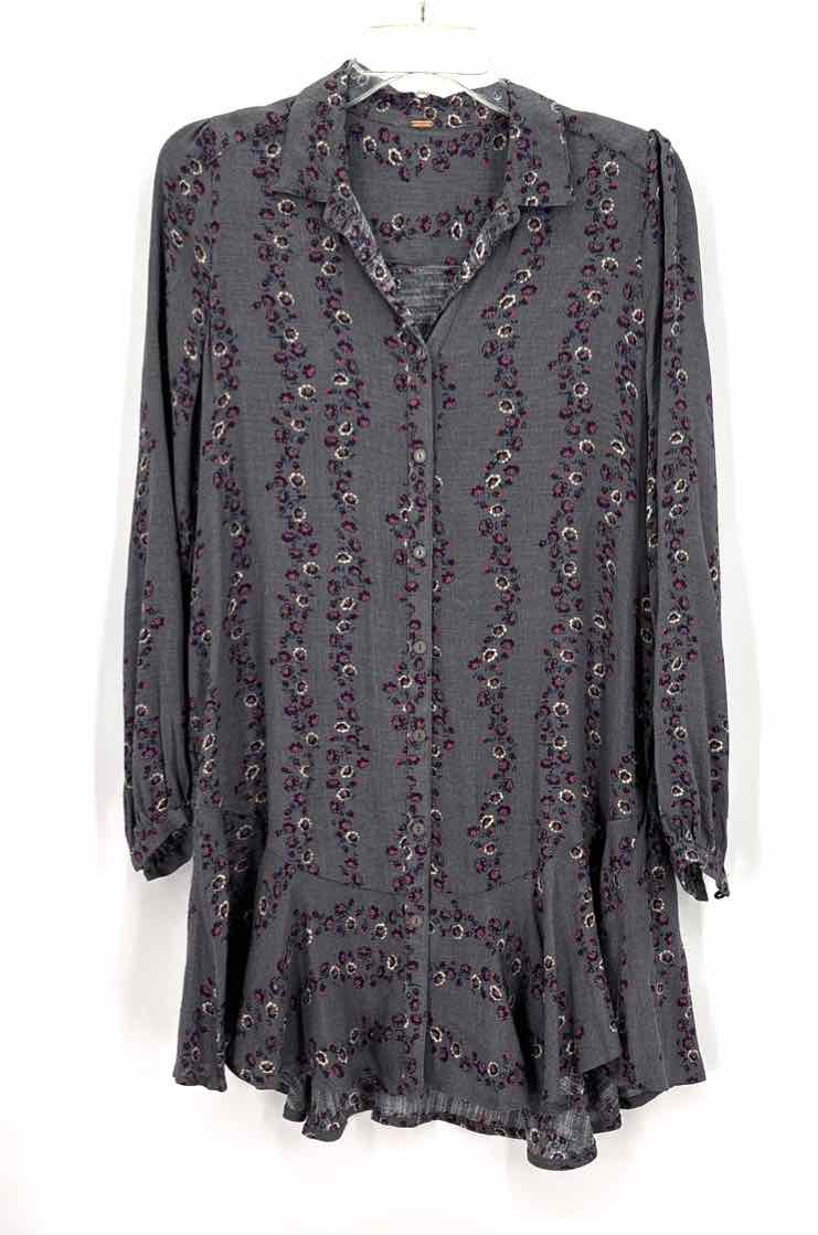 Size S FREE PEOPLE Gray Shirt