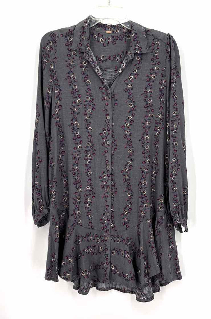 Size S FREE PEOPLE Gray Shirt