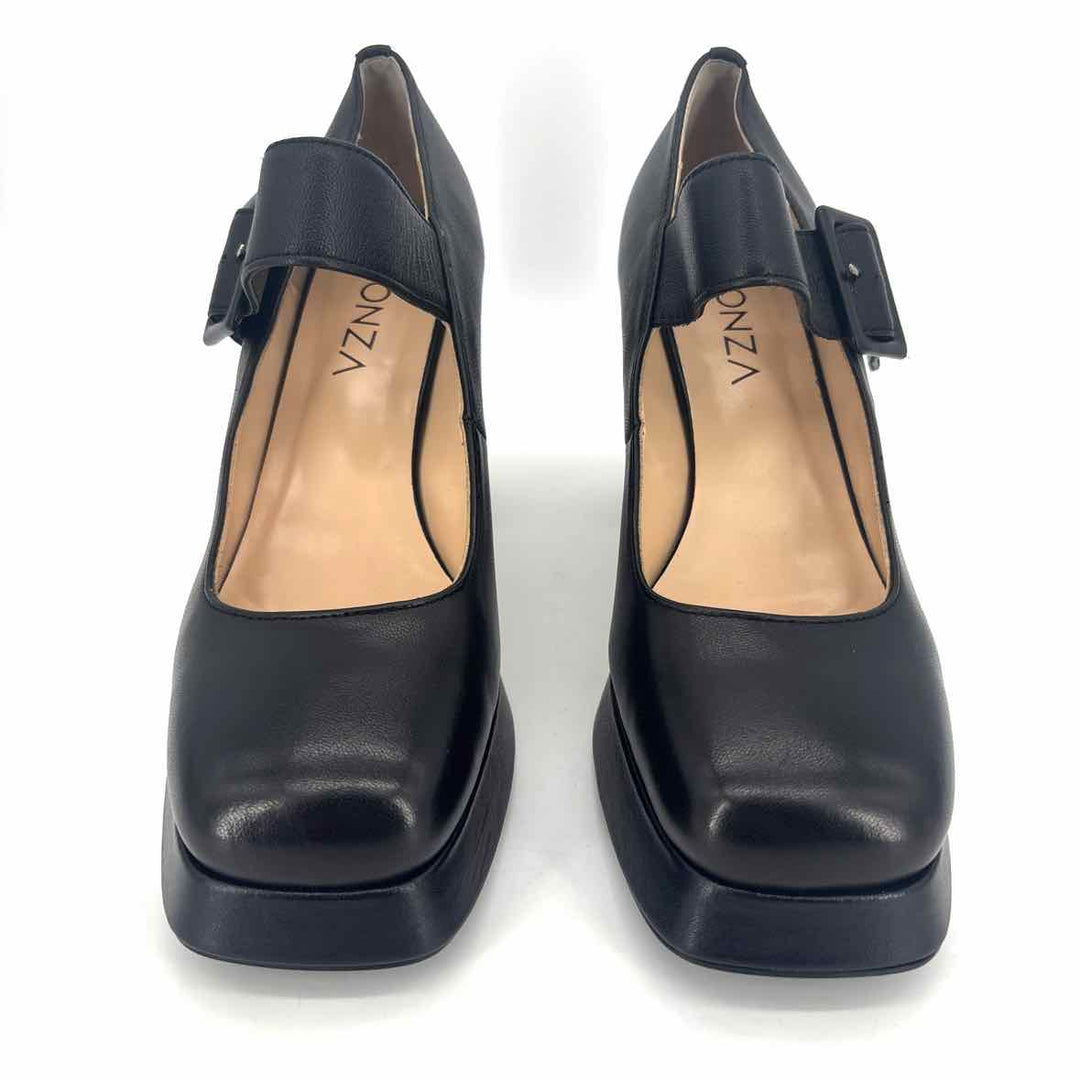 Shoe Size 41 L LOVE Black Leather Heels