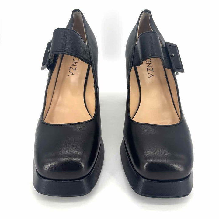 Shoe Size 41 L LOVE Black Leather Heels